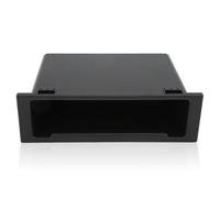 Car Stereo Blanking Plate Car Single Din Pocket Dash Kit Pocket Single Din Radio Tray Single Din Pocket Universal Stereo Holder for Car