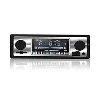 Car Stereo Bluetooth Car Radio with USB/SD/AUX Port,Remote Control 4 x 60W Audio FM Tuner Stereo Digital MP3 Player Handsfree Calling Autoradio