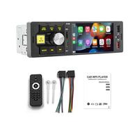 Car Stereo Bluetooth Single Din Car Radio 4.1 Inch Touch Screen with Wired Android Auto/CarPlay/Mirrorlink, Support USB and TYPE-C Charging/Bluetooth Handsfree Call/FM Radio/USB/TF Card/AUX in