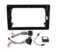 Car Stereo Dash Panel 9inch Face Frame For A4 S4 RS4 8E 8F B9 B7 2 Din Car Radio GPS Stereo Center Control Dashboard Fascia Stereo Panel Dash Kit