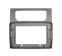 Car Stereo Dash Panel Car Radio Fascias Frame For VW For Touran 2004 2005 2006-2015 9 Inch Stereo Panel Wiring Harness Power Cable Canbus Mount Kit(Frame-2015-silver-B)