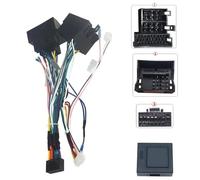 Car Stereo Dash Panel For VW For Touran 2004 2005-2015 Car Radio Fascias Frame 9 Inch Stereo Panel Wiring Harness Power Cable Canbus Mount Kit(Cable canbus)