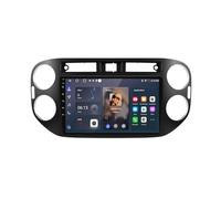 Car Stereo Double Din for Volkswagen Tiguan 1 NF 2006-2016 Wireless Carplay Android Auto Screen Car Multimedia System with Bluetooth, Mirror Link Voice Control, 4 Core 4G+64G