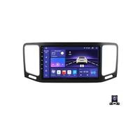 Car Stereo Double Din Radio with Wireless CarPlay and Android Auto, Touch Screen for Volkswagen Sharan 2012-2018, with Backup Camera