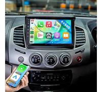 Car Stereo Fit for Mitsubishi Triton ML MN 2006-2015 Radio 9 Inch with Carplay GPS Navigation DSP Car Player Android 14 Bluetooth WiFi Mirror Link DAB Steering Wheel Control Split Screen