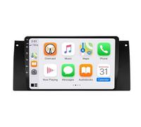 Car Stereo for BMW M5 E39 E53 X5 1999-2006 Hd Touch Screen Carplay Player Radio Video Music, Voice Control, Car Stereo Screen, 4 Core 4G+64G