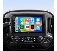 Car Stereo for Chevrolet Silverado 2014 2015 2016 2017 2018 GMC Sierra Upgrade Replacement 5G WiFi 2+64GB Wireless Carplay/Android Auto/GPS/Bluetooth/FM Radio/1080P SWC