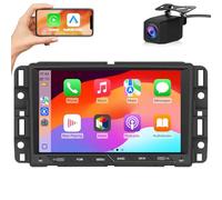 Car Stereo for Chevy Silverado GMC Sierra Yukon 2007-2013 Head Unit Radio CarPlay Android Auto with GPS Navigation Bluetooth Backup Camera