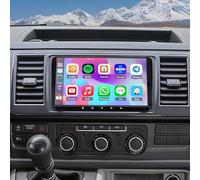 Car Stereo for for Volkswagen Transporter T6 2016-2019 Radio w/Apple Carplay Android Auto Double Din Head Unit Sat Nav,9" Touchscreen Bluetooth WIFI HIFI FM/RDS Backup Camera 2GB RAM 64GB ROM