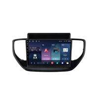 Car Stereo for Hyundai Solaris 2 II 2020-2021 Mirror Link, Voice Assistant, Live Navigation, Touchscreen, Bluetooth, 4 Core 4G+64G