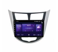 Car Stereo for Hyundai Solaris Verna 2010-2016 Wireless Portable Car Play Screen for Apple Carplay & Android Auto, Backup Camera, Mirror Link Gps Navigation, 8 Core 6G＋128G