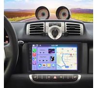 Car Stereo for Mercedes Benz Smart Fortwo 2011 2012 2013 2014 2015 with Wireless Carplay Android Auto, 9" Touchscreen Android 14 Double Din Car Radio Receiver w/GPS Bluetooth FM BT SWC Backup Camera