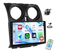 Car Stereo for Nissan Qashqai 2006-2013 with Wireless CarPlay Android Auto, Built-in YouTube, 9" HD IPS Touchscreen Car Radio with Backup Camera, Bluetooth, Mirror Link, FM RDS, EQ, USB (Low-End)