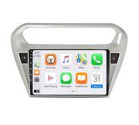 Car Stereo for Peugeot 301 Per Citroen C-Elysee CElysee 2012-2016 with Bluetooth, Fm, Aux, Map Navigation, Voice Assistant Siri/Aux/Airplay/Fm/Radio Android Auto Car Play Screen, 4 Core 1G+16G