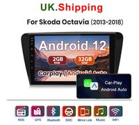 Car Stereo For Skoda Octavia 2013-2018 WIFI FM Radio Sat Nav GPS Android 12 DAB+