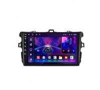 Car Stereo for Toyota Corolla E140 E150 2006 2007-2013 360 Bluetooth/Mirror Link/Voice Control/Gps Navigation/Fm/Aux/Wifi Touchscreen Car Audio Receivers, 4 Core 1G+16G
