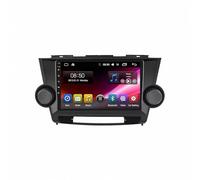 Car Stereo for Toyota Highlander Kluger 2009-2014 with Reverse Camera, Mirror Link, Voice Control, Fm Siri/Aux/Airplay/Fm/Radio Car Stereo Screen, 4 Core 2G+32G