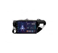 Car Stereo for Toyota Hilux Pick Up AN120 2015-2018 with Bluetooth/Fm/Aux, Support Mirror Link/Gps Navigation/Voice Control Android Auto Car Play Screen, 4 Core 4G+64G