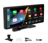 Car Stereo for Wireless Car Playy Screen and Android Auto, Portable 10.26 Inch Touch Screen Car Tablet with Mirror Link, Music Video Player, Compatible with Most Vehicles (10.26)