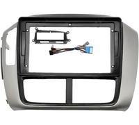 Car Stereo Panel 9 Inch 2 Din Car Radio Fascia Frame Panel Trim Dashboard Panel Kit for Pilot 2005 2006 2007 2008 Radio Frame