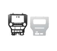 Car Stereo Panel 9 Inch Car Fascia Frame Adapter Canbus Box Radio Dashboard Fitting Panel Kit Face Plate For Ford For Mustang 2015-2018 Radio Frame(Low End Frame-A)