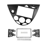 Car Stereo Panel Fascia Radio DVD Frame CD GPS Bezel Double 2 Din For Ford For Focus For Fiesta 1998-2006 Car Fascias(LHD black,178x102mm)
