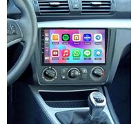 Car Stereo Radio Compatible for BMW 1 Series Coupe 2012 e82 with Carplay Android Auto GPS Navigation 9in Touchscreen Car Radio Player with Bluetooth Wifi RDS Mirror Link Split Screen + Backup Camera