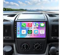 Car Stereo Radio Compatible for Citroen Relay 35 L3 BlueHDI Luton Van 2019 with Carplay Android Auto GPS Navigation 9in Touchscreen Car Radio Player with Bluetooth Wifi FM/RDS SWC + Backup Camera