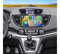 Car Stereo Radio Compatible for CR-V 2012-2016 with Carplay Android Auto GPS Navigation 10in Touchscreen Car Radio Player with Bluetooth Wifi FM/RDS SWC Split Screen + Backup Camera