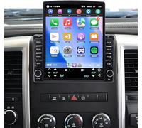 Car Stereo Radio Compatible for Dodge Ram 1500 Laramie Longhorn 2011 with Carplay Android Auto GPS Navigation 9.7in Touchscreen Car Radio Player with Bluetooth FM/RDS SWC Split Screen + Backup Camera