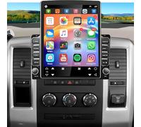 Car Stereo Radio Compatible for Dodge Ram 3500 2012 with Carplay Android Auto GPS Navigation 9.7in Touchscreen Car Radio Player with Bluetooth Wifi FM/RDS SWC Split Screen + Backup Camera