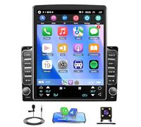 Car Stereo Radio Compatible for Hyundai Genesis Sedan 2013 with Carplay Android Auto GPS Navigation 9.7in Touchscreen Car Radio Player with Bluetooth Wifi FM/RDS SWC Split Screen + Backup Camera