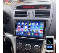 Car Stereo Radio Compatible for Mazda 6 2007-2012 9inch Carplay GPS Navigation Android 14 Andriod Auto Touch Screen MirrorLink Bluetooth,WiFi/FM/HiFi MIC Car Audio Receivers, 2+32G