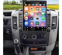 Car Stereo Radio Compatible for Merceders Sprinter 2014 with Carplay Android Auto GPS Navigation 9.7in Touchscreen Car Radio Player with Bluetooth Wifi FM/RDS SWC Split Screen + Backup Camera