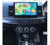 Car Stereo Radio Compatible for Mitsubishi EVO? 2007-2012 4GB+64GB Android 15 GPS Navi Head Unit for Carplay Android Auto WiFi Bluetooth with AHD Camera Mic SWC 10" Car Player