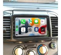 Car Stereo Radio Compatible for Nissan Micra/March 2002-2009 with Carplay Android Auto GPS Navigation 7in Touchscreen Car Radio Player with Bluetooth Wifi FM/RDS SWC Split Screen + Backup Camera