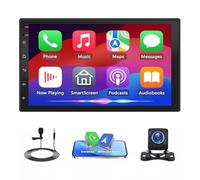 Car Stereo Radio Compatible for Nissan Teana 2005-2009 with Carplay Android Auto GPS Navigation 7in Touchscreen Car Radio Player with Bluetooth Wifi FM/RDS SWC Split Screen + Backup Camera