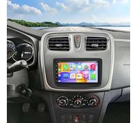 Car Stereo Radio Compatible for Renault Dacia 2013-2017 with Carplay Android Auto GPS Navigation 7in Touchscreen Car Radio Player with Bluetooth Wifi FM/RDS SWC Split Screen + Backup Camera