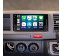 Car Stereo Radio Compatible for Toyota HiAce 200 Series 2006 with Carplay Android Auto GPS Navigation 7in Touchscreen Car Radio Player with Bluetooth Wifi FM/RDS SWC Split Screen + Backup Camera