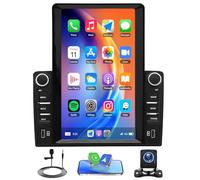 Car Stereo Radio Compatible for VW Crafter 2012 with Carplay Android Auto GPS Navigation 10in Touchscreen Car Radio Player with Bluetooth Wifi FM/RDS SWC Split Screen + Backup Camera