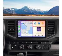 Car Stereo Radio Compatible for VW Crafter 2017-2021 with Carplay Android Auto GPS Navigation 8.4in Touchscreen Car Radio Player with Bluetooth Wifi FM/RDS SWC Split Screen + Backup Camera