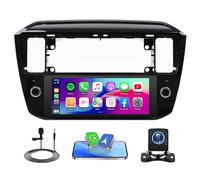 Car Stereo Radio Compatible for VW Up 2016-2023 with Carplay Android Auto GPS Navigation 6.86in Touchscreen Car Radio Player with Bluetooth Wifi FM/RDS SWC Mirror Link Split Screen + Backup Camera