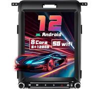 Car Stereo Radio Dash Kit for Ford F150 2013 2014,Wireless CarPlay Android Auto, 6GB+128GB 8 Core 12.1 Inch Touch Screen, GPS, Bluetooth, WiFi, SWC,MirrorLink