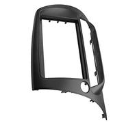 Car Stereo Radio Facia Fit Use For Civic Double Din Fascia Radio Dvd Stereo Cd Panel Dash Mounting Installation Trim Kit Face Frame Bezel With Wire(Grigio)