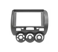 Car Stereo Radio Fascia Black Audio Panel Bezel 2 Din Head Unit Car Radio Fascia/Fit For HONDA Fit for Jazz 2002-2008 Auto Stereo Audio Player DVD Panel Dash Kit Frame Bezel Faceplate(Gray RHD,Fascia