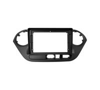 Car stereo radio fascia panel plate frame For Hyundai I10 2014 2015 2016 ~2017 Auto Stereo Dash Panel Facia Trim Bezel 9" 2 Din Head Unit Car Radio Frame Kit Dash trim face frame bezel cover(Only Fram