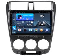 Car Stereo Radio for Honda City 2008-2013 Android 15 Head Unit with Wireless Carplay Android Auto, 9 inch Touch Screen Bluetooth WiFi GPS FM Backup Camera(4-Core(2G+32G))