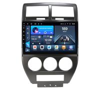 Car Stereo Radio for Jeep Compass Patriot 2007-2009 Android 15 Head Unit with Wireless Carplay Android Auto, 10.1 inch Touch Screen Bluetooth WiFi GPS FM Backup Camera(4-Core(2G+32G))