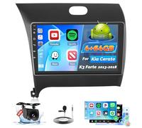 Car Stereo Radio for Kia Forte K3 Cerato 2013 2014 2015 2016 2017 2018 with Wireless Carplay Android Auto, 4+64G 9 inch HD IPS Thouch Screen Bluetooth Radio with 32EQ GPS WiFi 1280 * 720