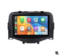 Car Stereo Radio for Peu-geot 108 Ci-troen C1 To-yota Aygo 2015-2020 Wireless Carplay Android Auto GPS Navigation 7 inch Touchscreen Bluetooth RDS FM SWC 5G WIFI 1080P Camera(Color:4 CORE 1+32G)